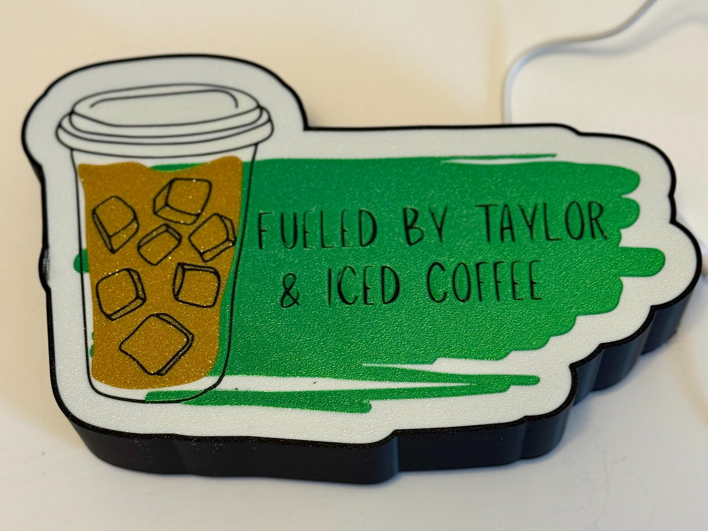 Taylor Swift Lighted Sign, Iced Coffee Decor, Govee Music Mode