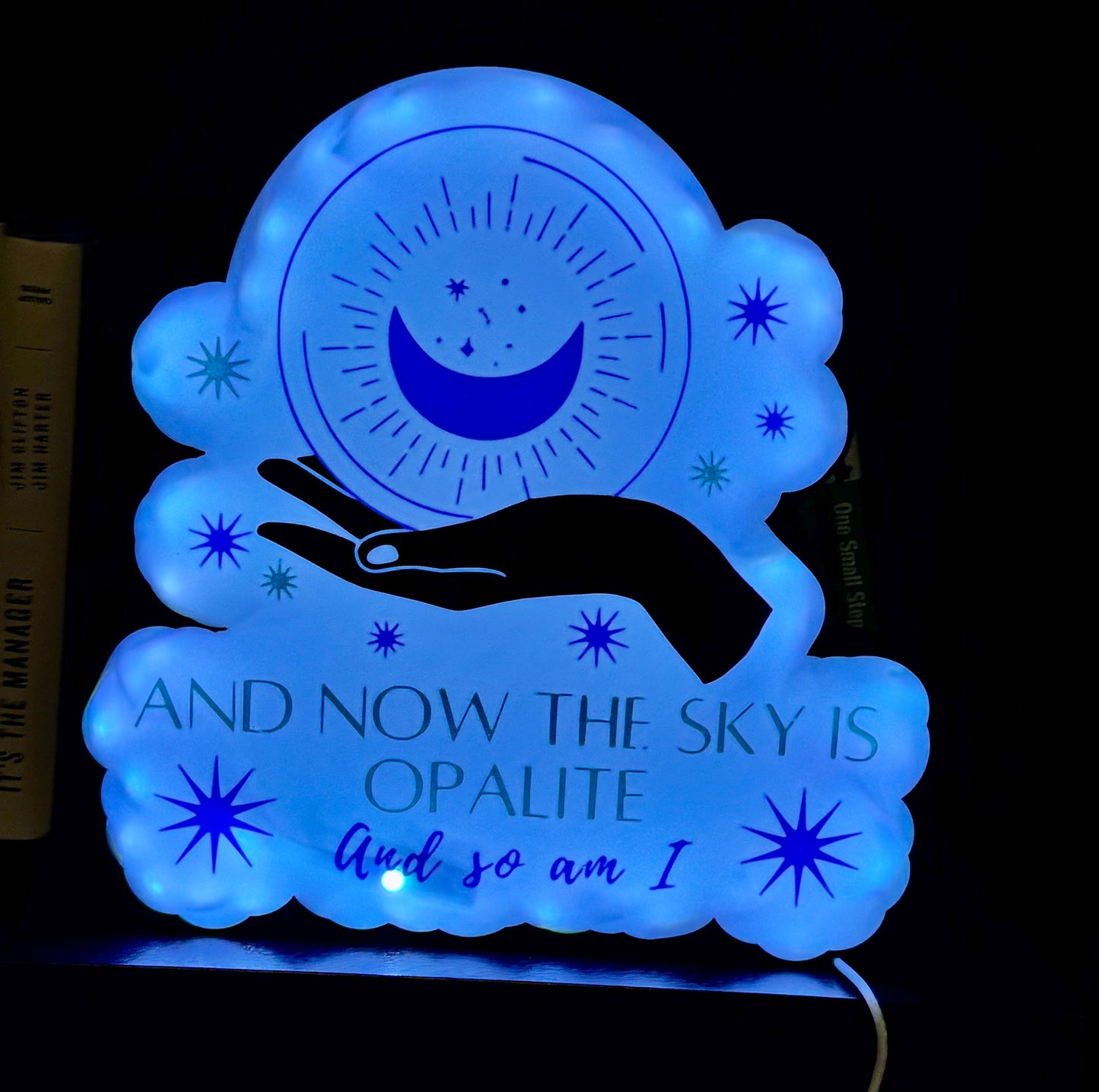 Sky is Opalite Lighted Sign - Taylor Swift - Govee LED Music Mode & Timer