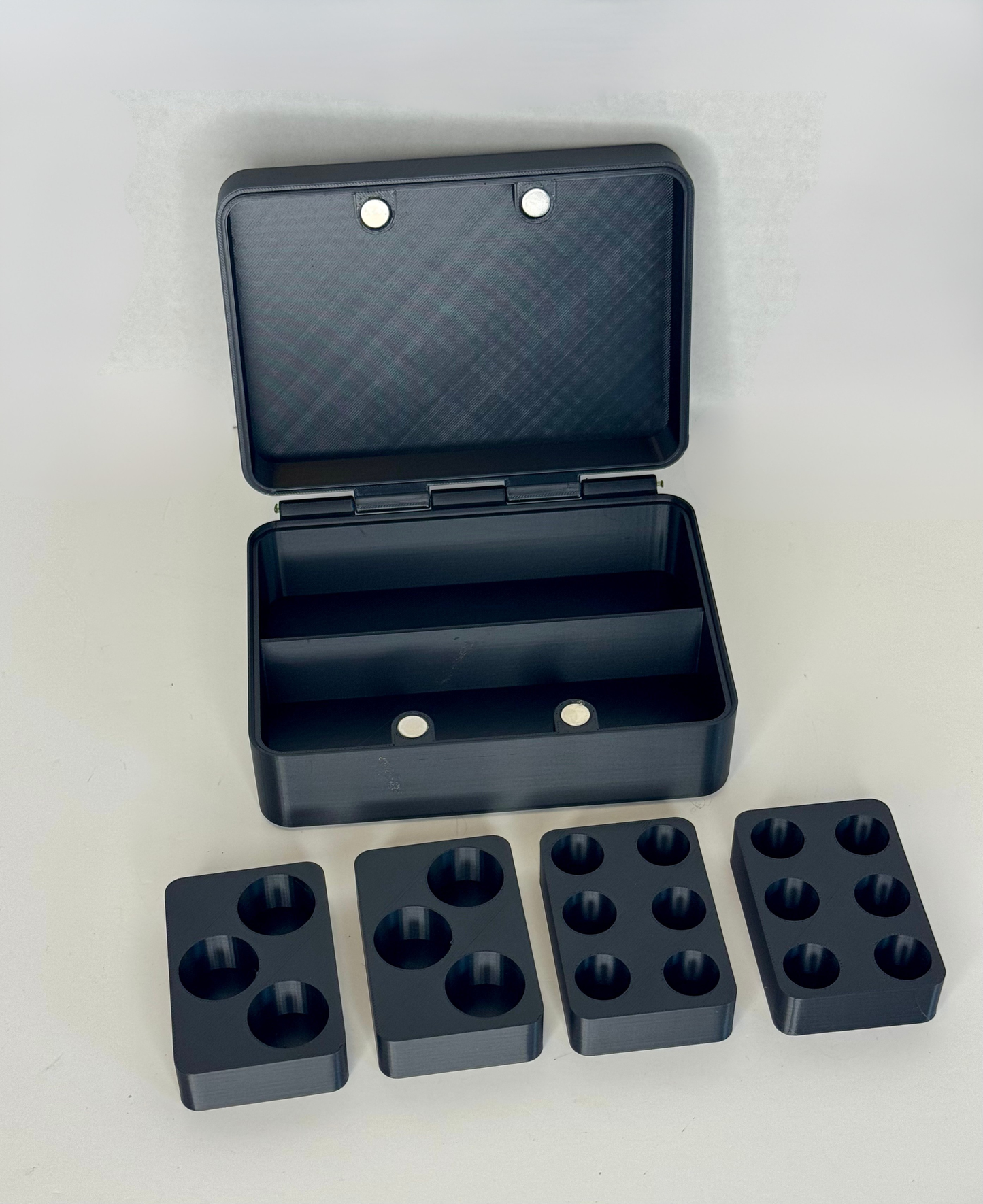 Peptide Vial Case That Evolves With You - Modular + Magnetic + Caps (Swappable Inserts)