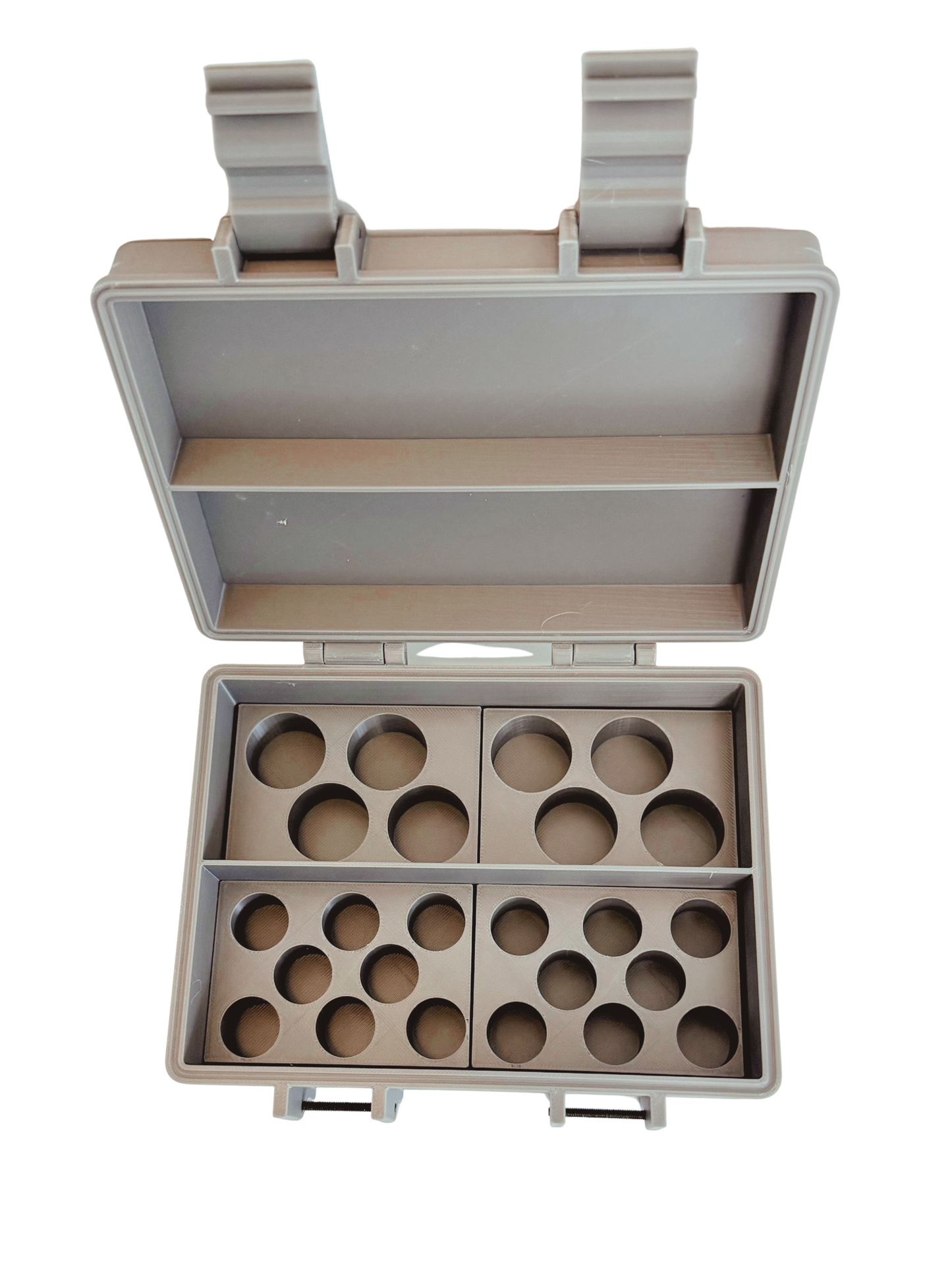 Flex Peptide Vial Case (Swappable Inserts) Modular Design