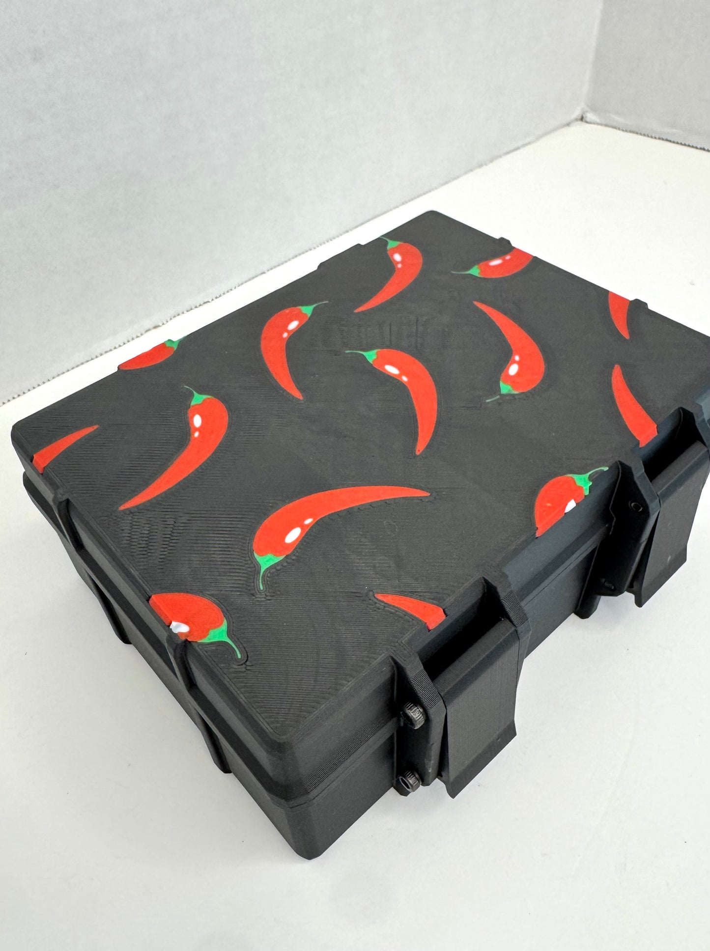 Rectangle Modular Spicy Pepper Storage Box - Adaptable for Refrigerator or Travel Use