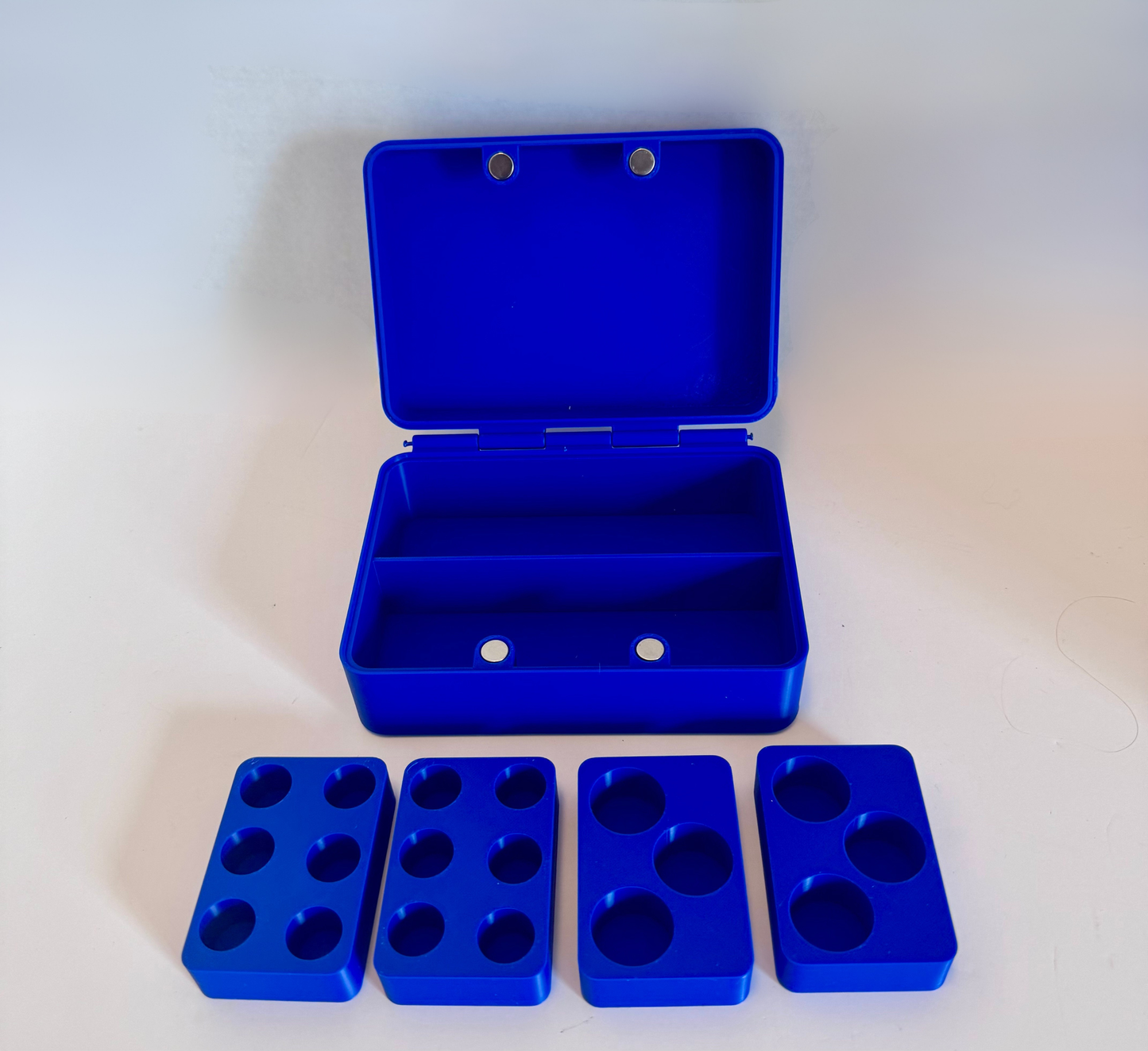 Peptide Vial Case That Evolves With You - Modular + Magnetic + Caps (Swappable Inserts)
