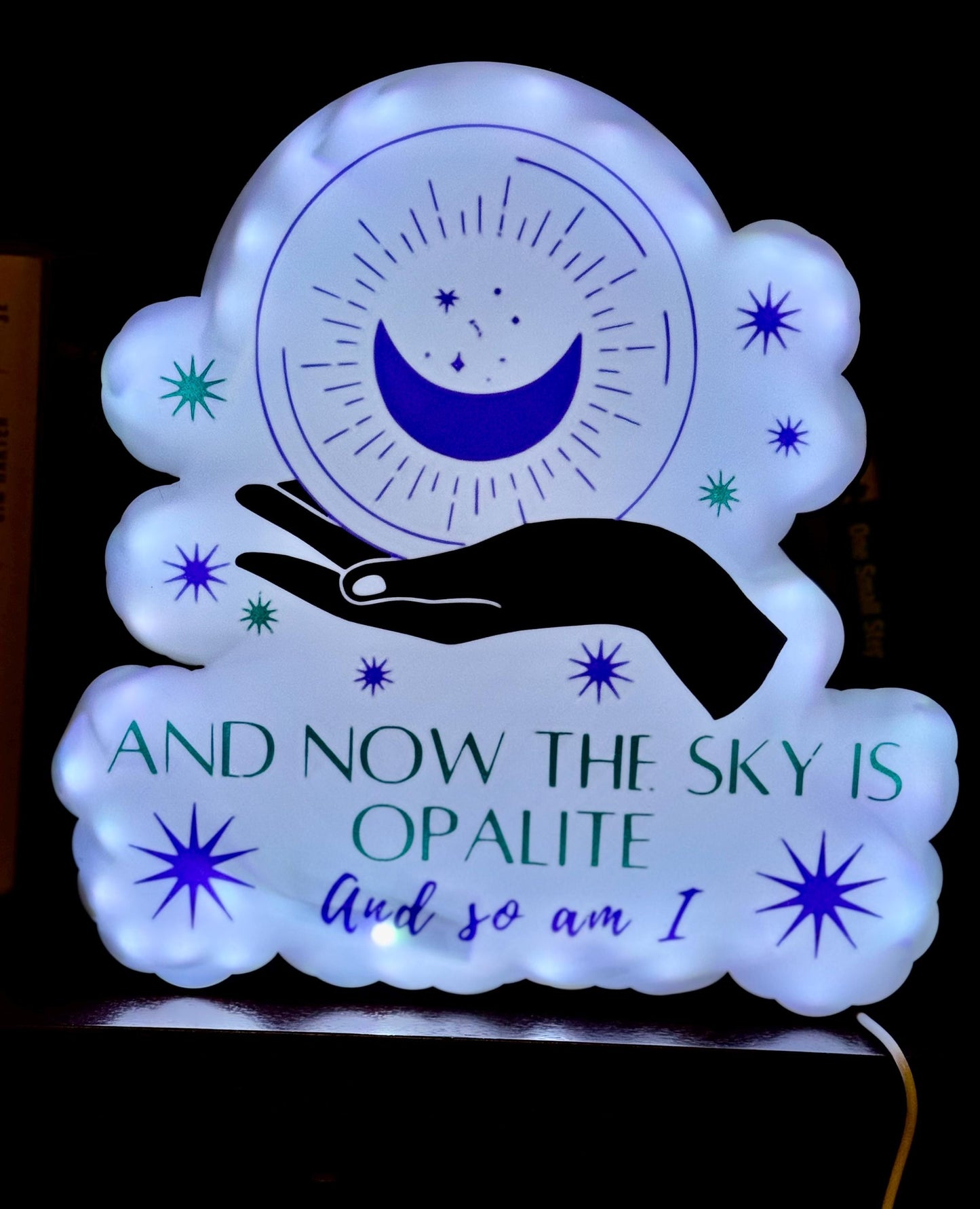 Sky is Opalite Lighted Sign - Taylor Swift - Govee LED Music Mode & Timer