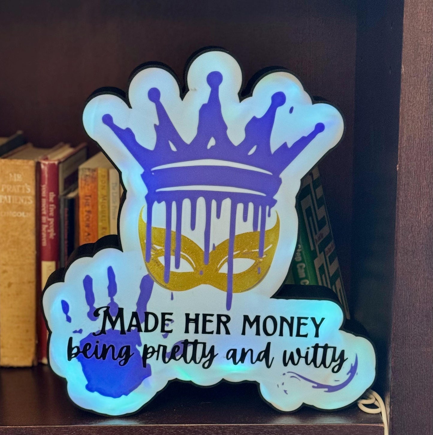 Pretty and Witty Swiftie Lighted Sign - Govee LED Music Mode & Timer - Taylor Swift